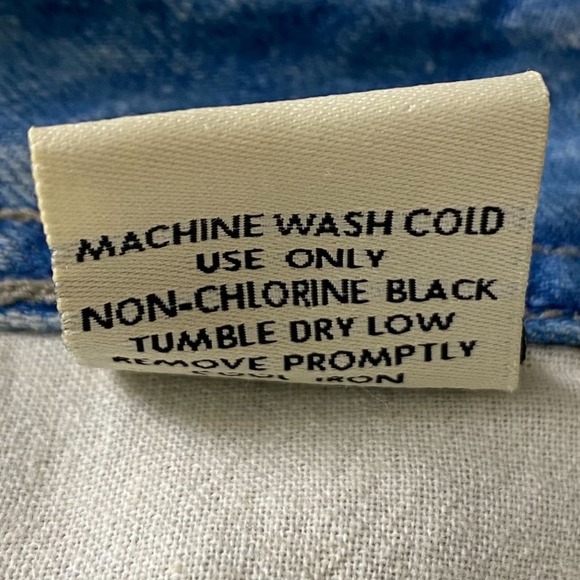 Hyper Denim Distressed Button Fly Jeans Mens size 32 x 25" inseam Straight Leg - Picture 11 of 11